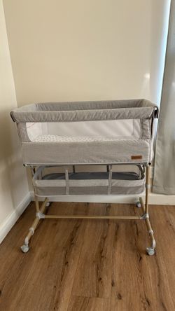 Baby Bassinet Bedside Sleeper, besrey Bedside Bassinet for Newborn Infant
