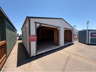🔥 Double the Space. Endless Possibilities. Custom Double-Wide Garages Built for Arizona!