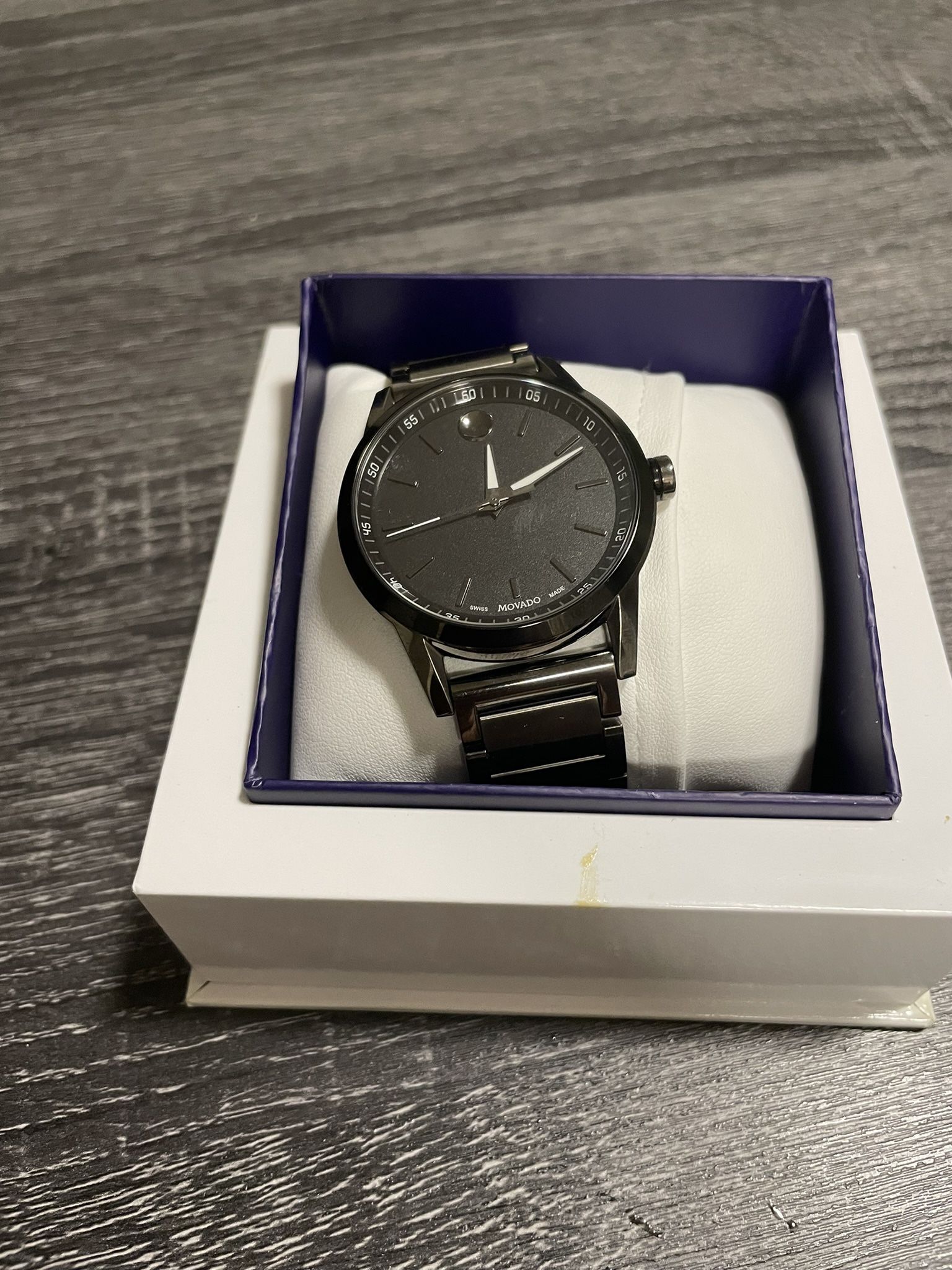 Movado Bold Dark Gray Watch Brand New Worn 1x