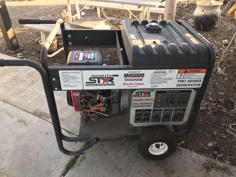10,000 PPG pro series Northstar generator
