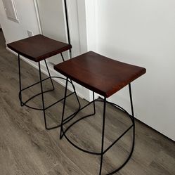 Wooden Counter Stools