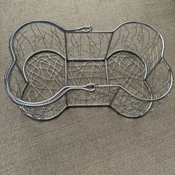 Dog Bone Wire Basket