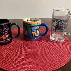 3 brickyard cups  1994 /1995 & Indianapolis cup