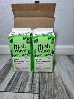 Fresh Wave Odor Eliminator Gel Refill, 2-Pk Original, 63 oz, Odor Absorber
Clove and pine plant oils, No parabens or phthalates, Refills small or lar