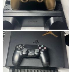 PS4 /ps4 Stand With Working Fans In The Stand Power, Cable, Hdmi, Cable And Black Ps4 Controller