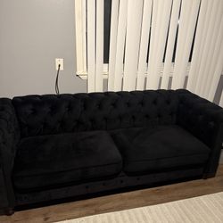 Black couch