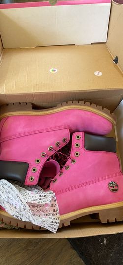 Pink Breast Cancer Timberlands