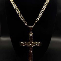 14K Cross Pendant 