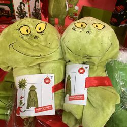 Grinch Christmas Blanket