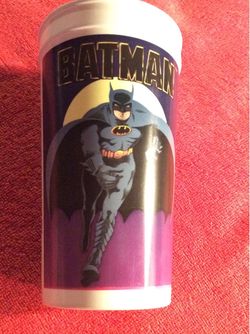 BATMAN MOVIE TACO BELL COLLECTORS CUP BATWING 1989