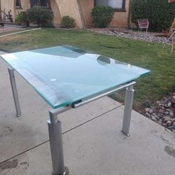 Glass Top Dinning Table