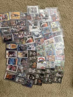 Sports card lot – rookies, inserts, auto, lottery ticket cards