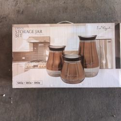 3 Piece Storage Jar