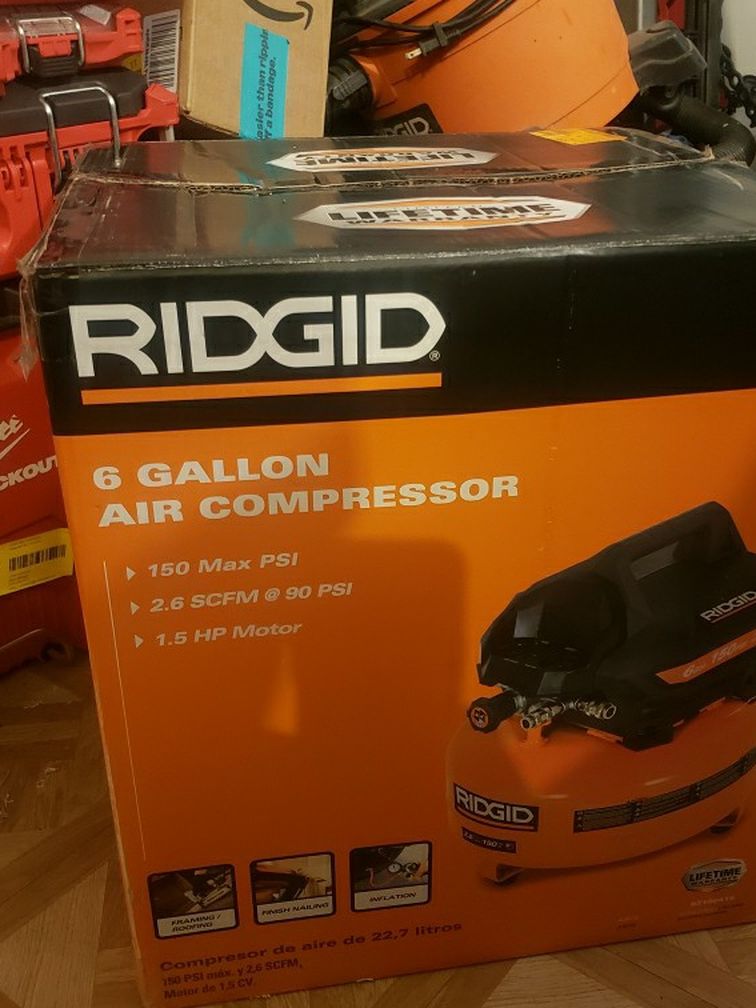 RIDGID 6 Gal Air Compressor
