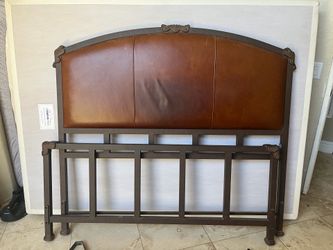 Queen bed frame.
