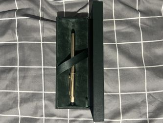 A.T Cross Rolled Gold Fountain Pen