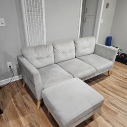 Small Sofa With Ottoman