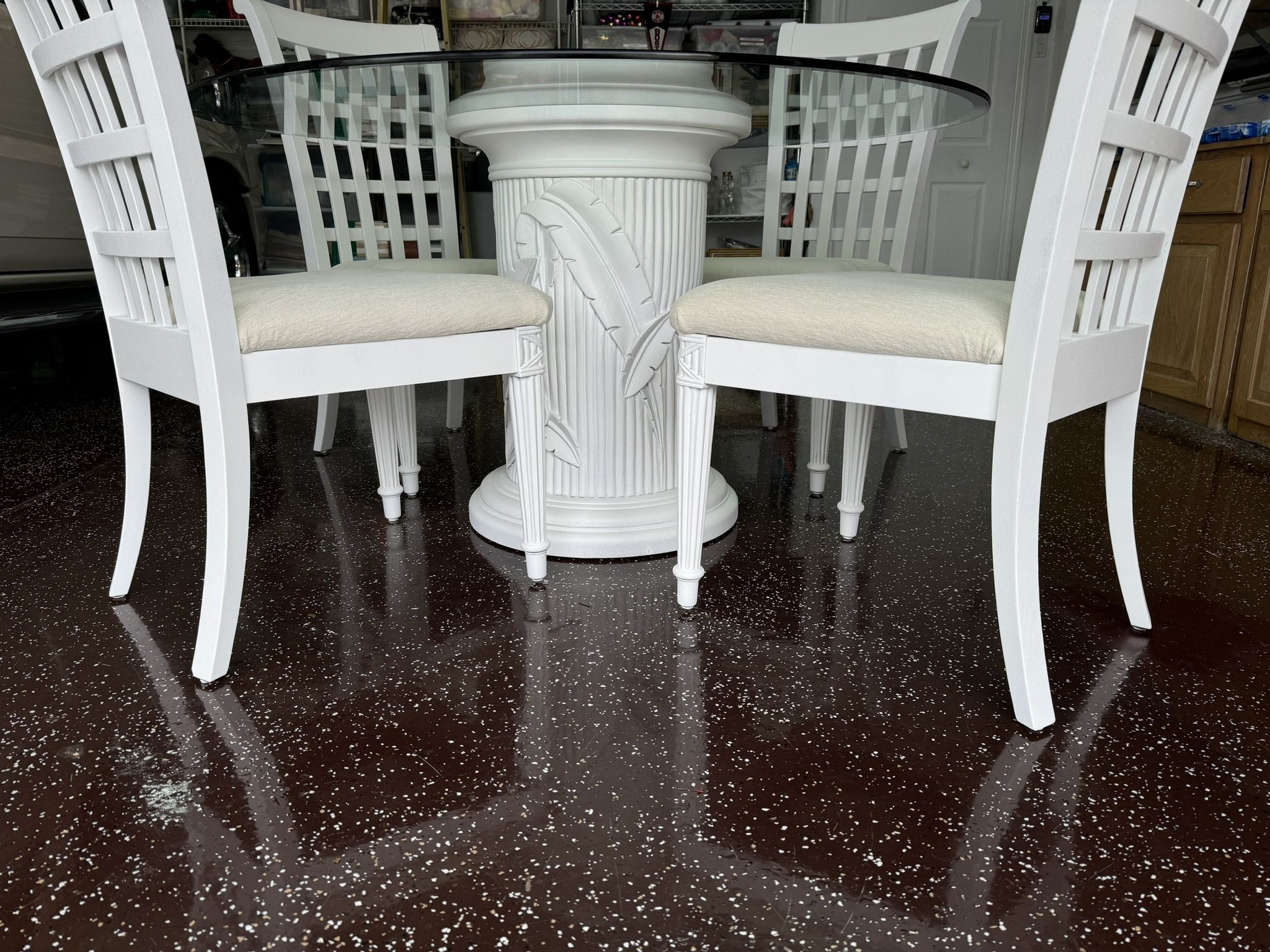 Glass Dining Table And Chairs