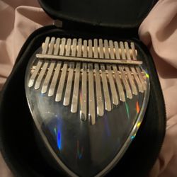 Glass Heart Shaped Kalimba