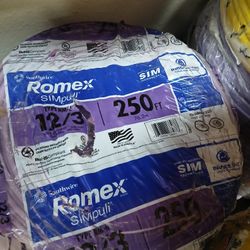 New Romex Wire 12/3