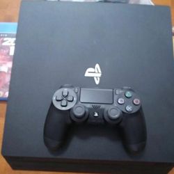 PS4 Pro (1TB) – Open Box – 1 Controller + 3 Games – Like New 