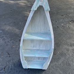 Wood Decorative Boat Shelf