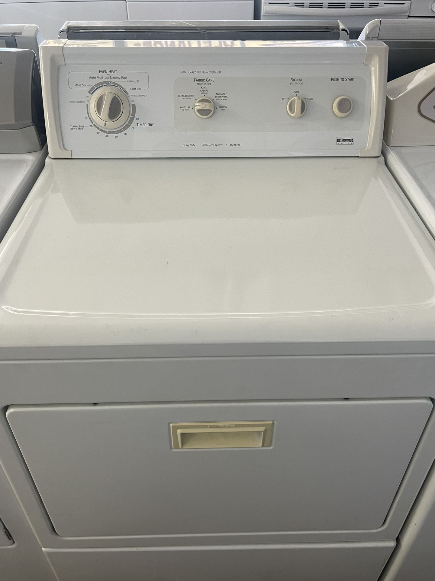 Kenmore Elite Heavy Duty KING SIZE capacity Natural Gas Dryer In Excellent Working Condition