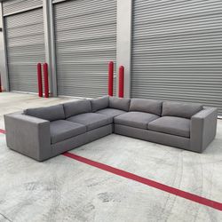Free Delivery - Large Gray Living Spaces Modern Sectional Couch