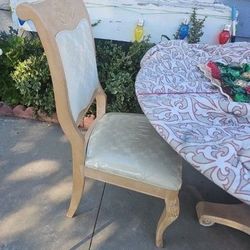 Dining Table Glass Table Top REAL WOOD