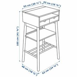 IKEA Knotten Standing Desk (Solid Wood, Discontinued) for Sale in