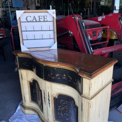 Antique Looking Coffee Bar