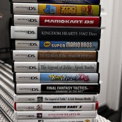 Nintendo DS And 3DS Game Lot