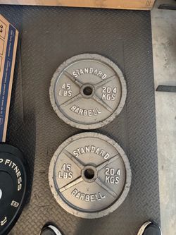45lb Metal Plates