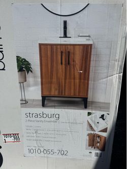 24inch Brown Vanity