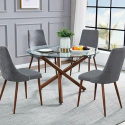 MEGA SALE! ! 5 PCS Positano Collection Dining table set-available in 2 colors Now 549.00 Free Delivery 🚚 