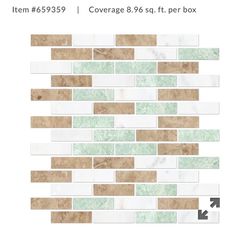 38(+) Square Feet of Backsplash Tile