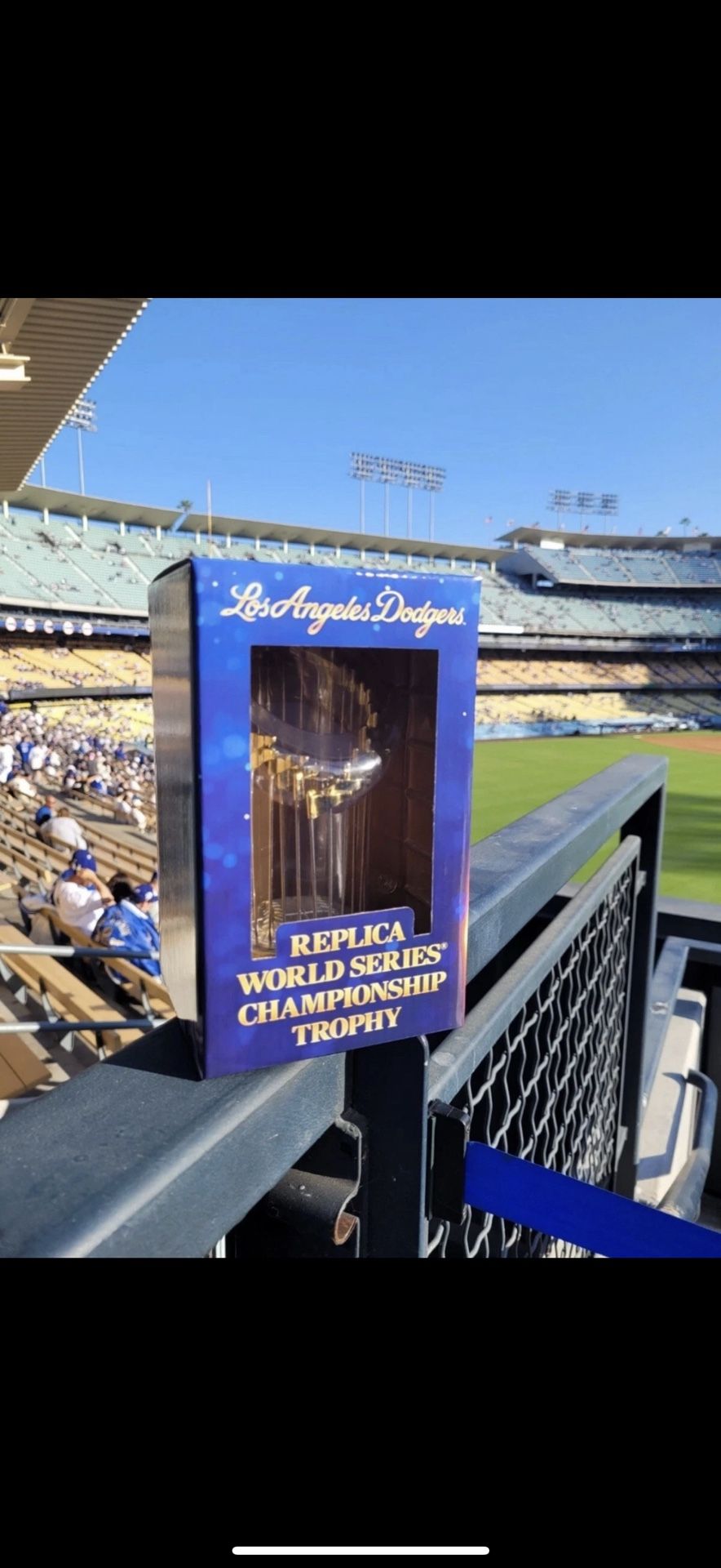 Dodgers Replica Trophy
