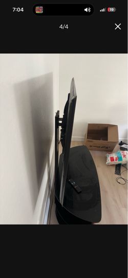 Tv w/ mounted stand