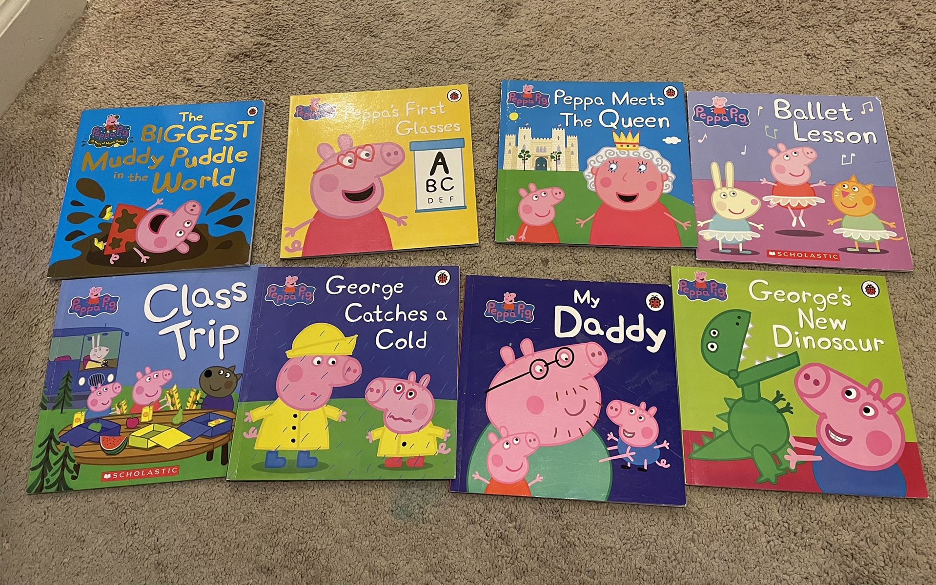 Peppa Pig Story Books- 8 Books!