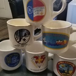 Vintage Collectors Boy Scout Coffee Cups