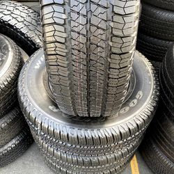 Four good used tires 255/75/17 GOODYEAR WRANGLER $300 for Sale in Garden  Grove, CA - OfferUp