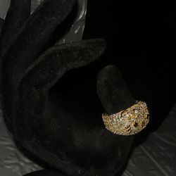 18 k Gold Plated Hello Kitty ring 