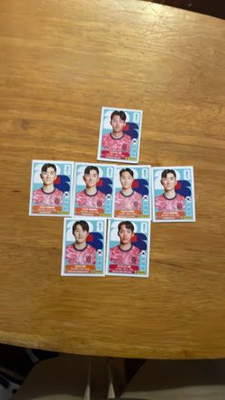 South Korea panini sticker team