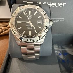 Tag Heuer Aquaracer WAP 2010  Calibre 5 automatic 300M 41mm  Black Dial  Full Kit