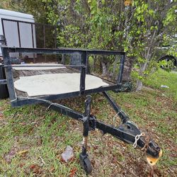 5x8 landscaping trailer,  new tires,