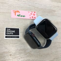 Apple Watch Series 7 45mm Cellular - Get It Today With As Low As $22 Down