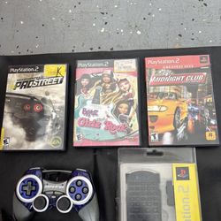Play Station 2 Controller  & Games