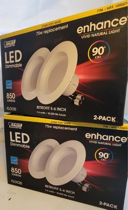 Feit Electric LED Retrofit Downlights 2-Pack x2