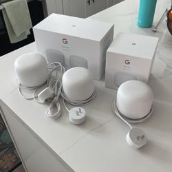 1 Google router + point and 1 additional Add-on Point