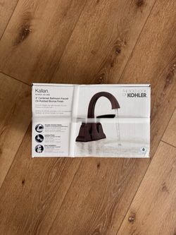 New Kohler Kallan 4” Centerset Bathroom Faucet R24055-4D-2BZ